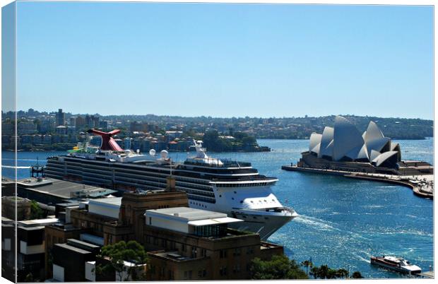 Sydney harbour view Canvas Print by Allan Durward Photography