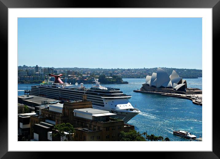 Sydney harbour view Framed Mounted Print by Allan Durward Photography
