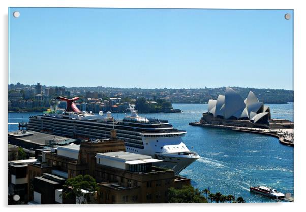 Sydney harbour view Acrylic by Allan Durward Photography