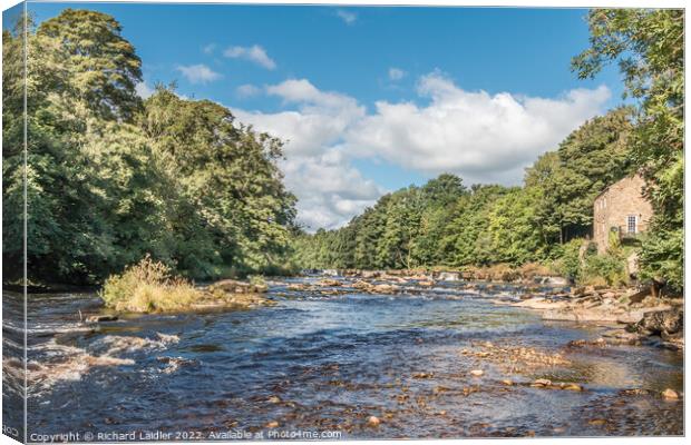 Demesnes Mill, Barnard Castle, Teesdale Canvas Print by Richard Laidler