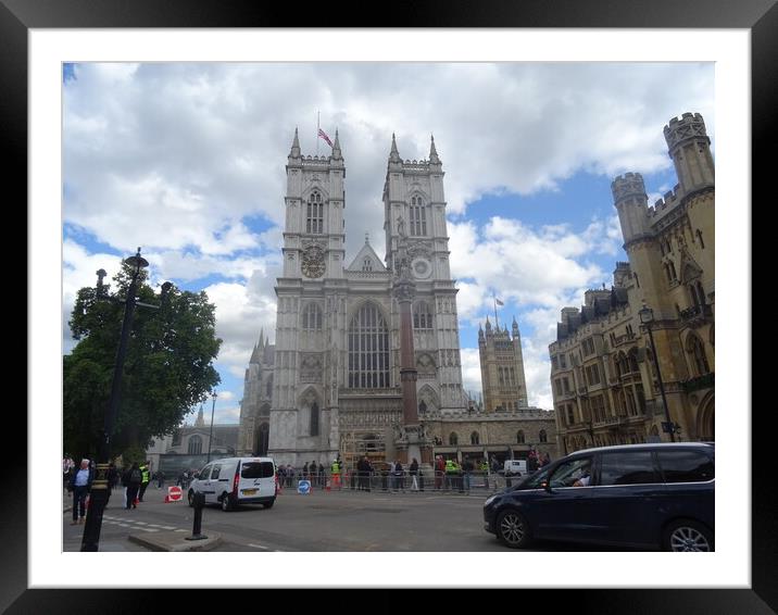 Westminster Abbey Framed Mounted Print by John Bridge