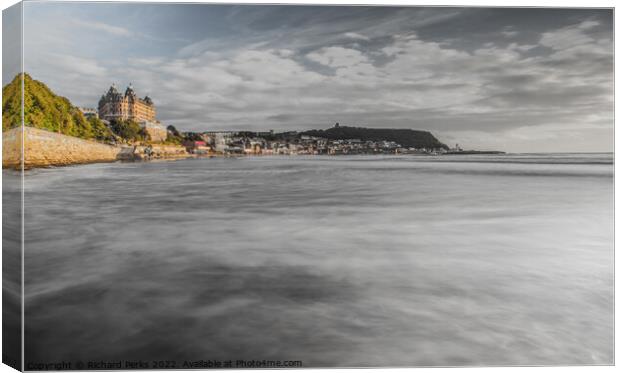 The Grand Hotel Scarborough Canvas Print by Richard Perks