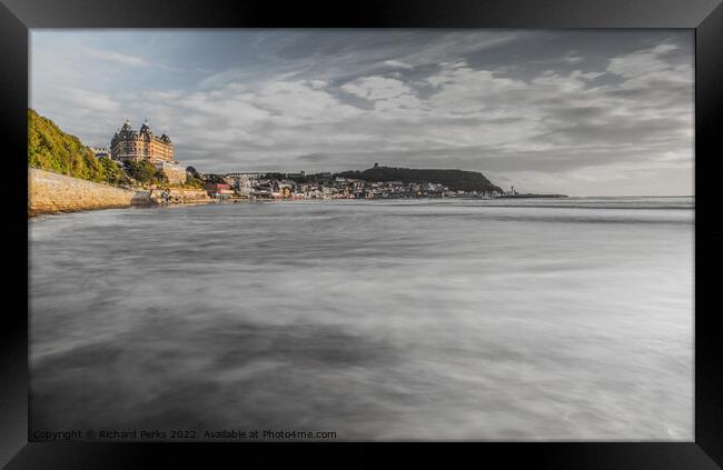 The Grand Hotel Scarborough Framed Print by Richard Perks