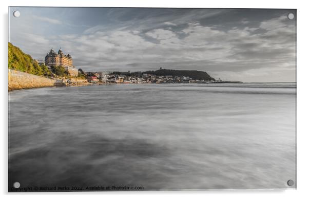 The Grand Hotel Scarborough Acrylic by Richard Perks