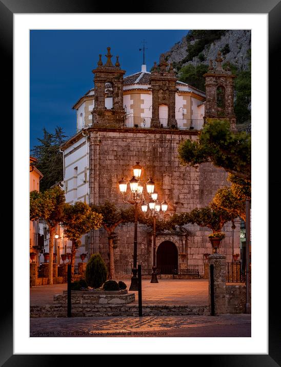 Church,  Grazalema, Spain. Framed Mounted Print by Chris North
