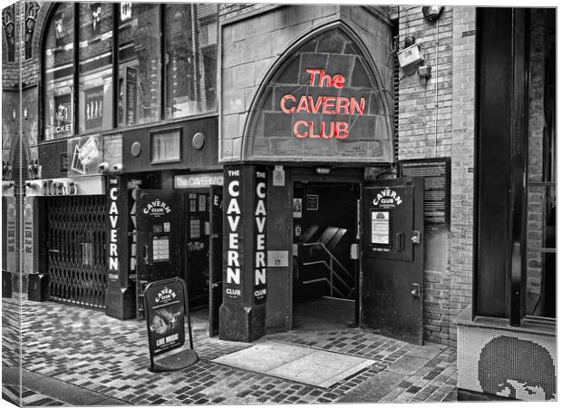 The Cavern Club, Liverpool Canvas Print by Darren Galpin