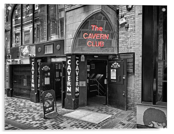 The Cavern Club, Liverpool Acrylic by Darren Galpin