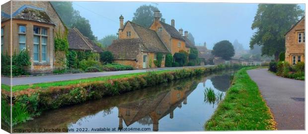 Lower Slaughter, Cotswolds Canvas Print by Michele Davis