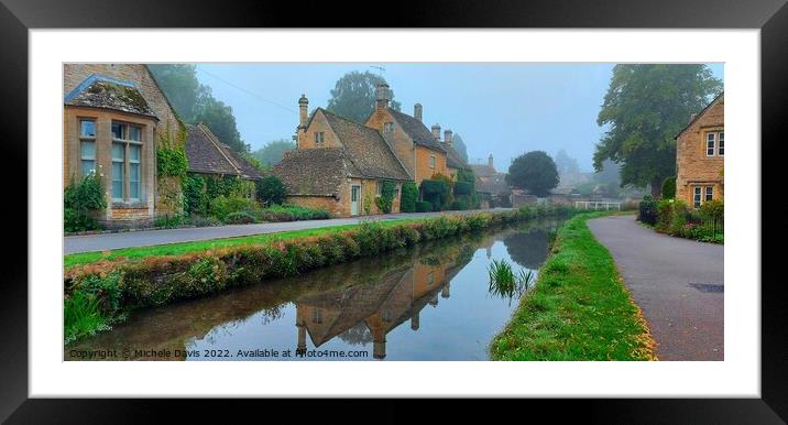 Lower Slaughter, Cotswolds Framed Mounted Print by Michele Davis
