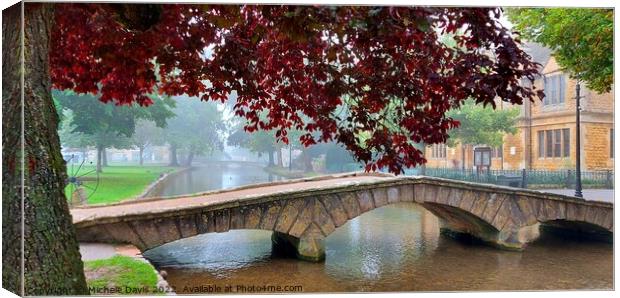 Bourton-on-the-Water, Cotswolds Canvas Print by Michele Davis