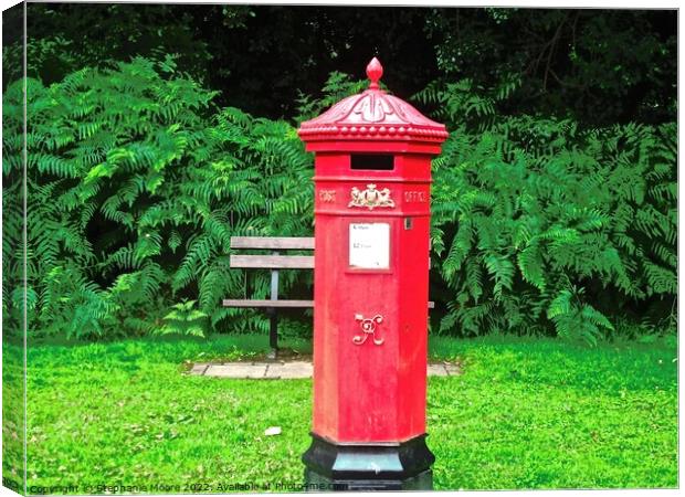 Red Irish Mailbox Canvas Print by Stephanie Moore