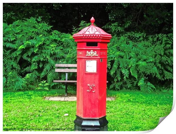 Red Irish Mailbox Print by Stephanie Moore