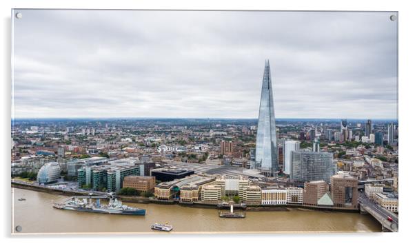 The Shard dominating the London skyline Acrylic by Jason Wells