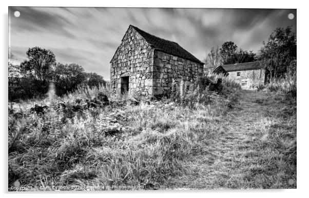 Abandoned Farm, Harborough Rocks Acrylic by Chris Drabble