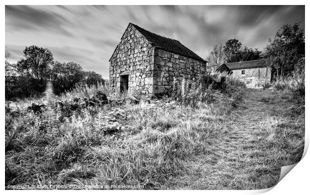 Abandoned Farm, Harborough Rocks Print by Chris Drabble