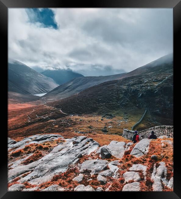 The Mourne Mountains - Northern Ireland  Framed Print by Jennifer Nelson