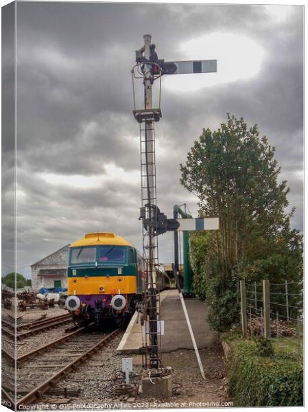  County of Essex MNR Platform Signal Canvas Print by GJS Photography Artist