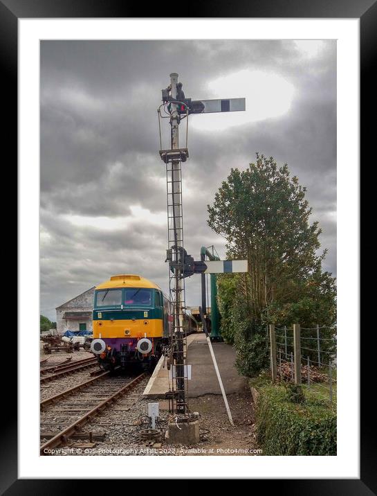  County of Essex MNR Platform Signal Framed Mounted Print by GJS Photography Artist
