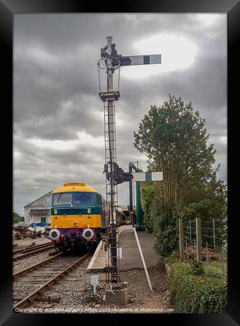  County of Essex MNR Platform Signal Framed Print by GJS Photography Artist