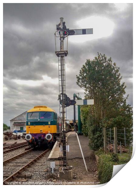  County of Essex MNR Platform Signal Print by GJS Photography Artist