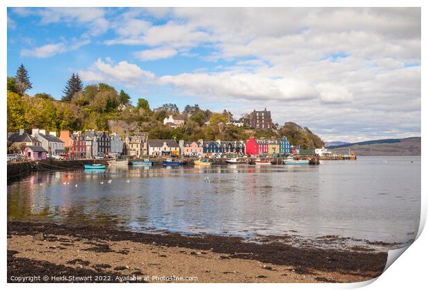 Tobermory, Isle of Mull Print by Heidi Stewart