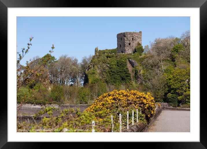 Dunollie Castle, Oban Framed Mounted Print by Heidi Stewart