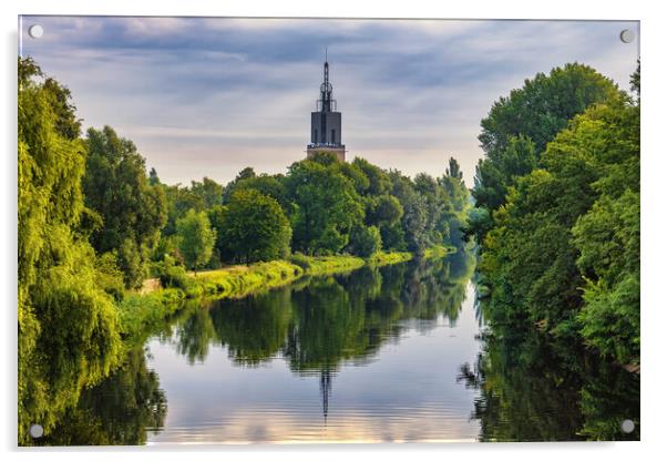 Havel River In Potsdam Acrylic by Artur Bogacki