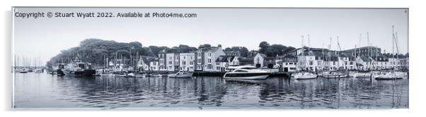Weymouth Harbour Panorama Acrylic by Stuart Wyatt