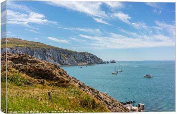Summer at Alum Bay on the Isle of Wight Canvas Print by KB Photo