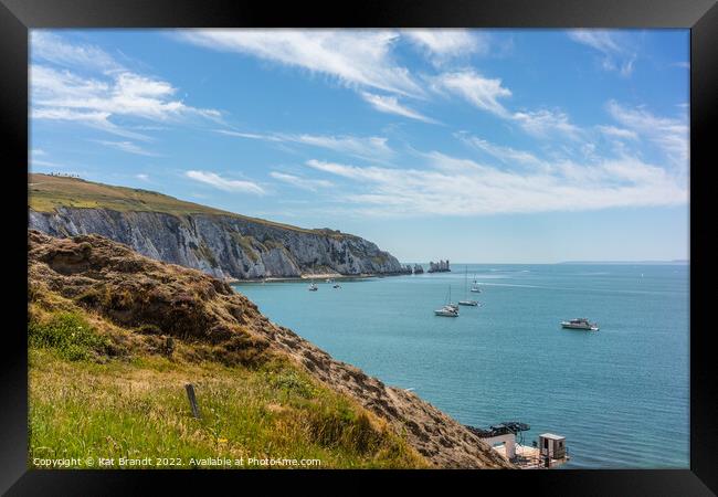 Summer at Alum Bay on the Isle of Wight Framed Print by KB Photo