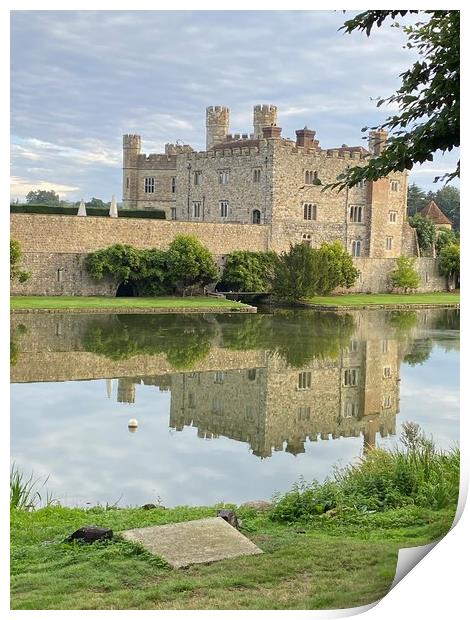 Castle Reflections  Print by Kelvin Wood