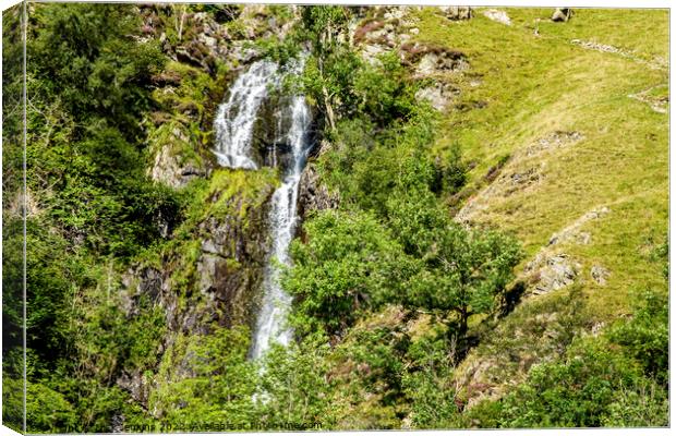 Central Section of Cautley Spout Howgills Canvas Print by Nick Jenkins
