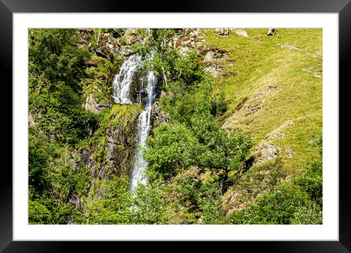 Central Section of Cautley Spout Howgills Framed Mounted Print by Nick Jenkins