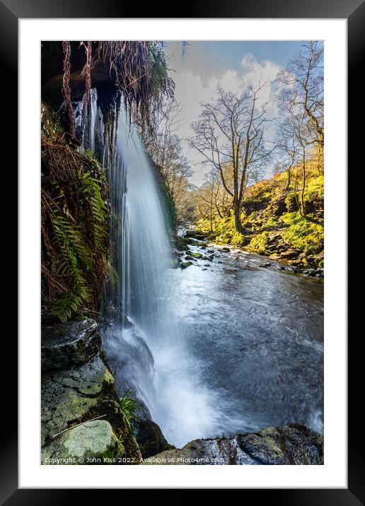 Natural Flow Framed Mounted Print by John Kiss