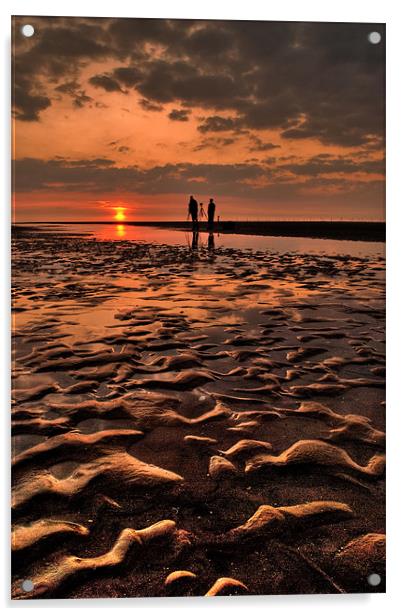 A Photographers Sunset Acrylic by Jeni Harney