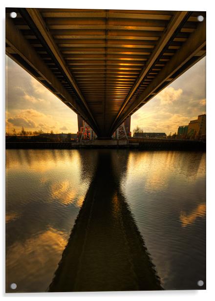 Under The Bridge Acrylic by Jeni Harney