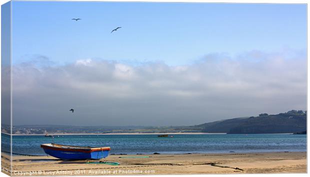 St Ives, Cornwall Canvas Print by Lucy Antony