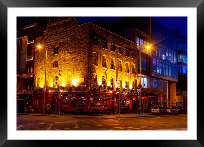 Dublin Framed Mounted Print by chris smith