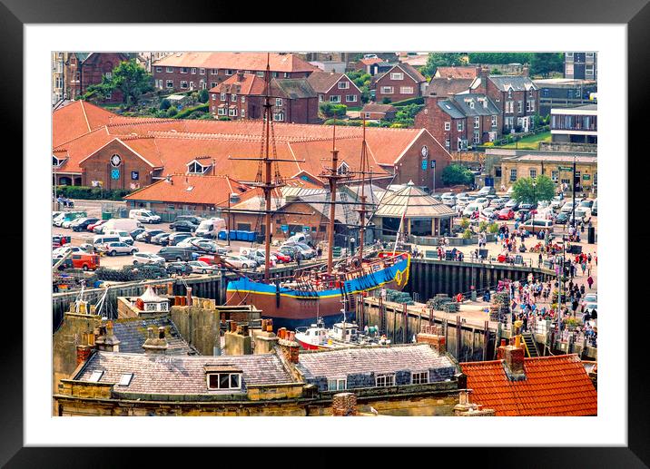 Whitby North Yorkshire  Framed Mounted Print by Alison Chambers