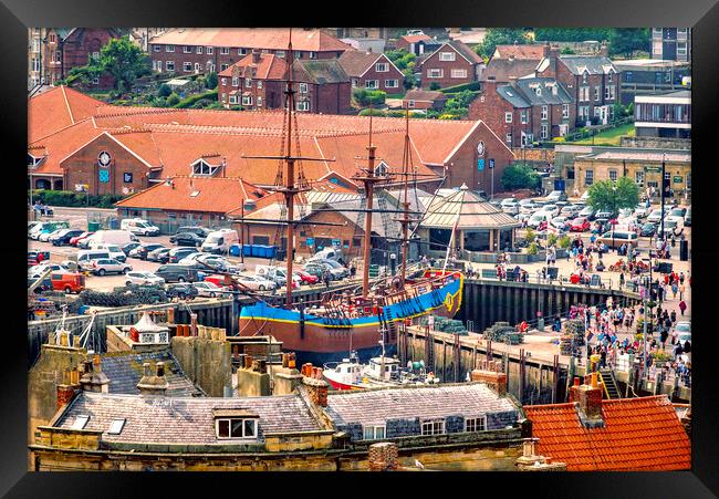 Whitby North Yorkshire  Framed Print by Alison Chambers
