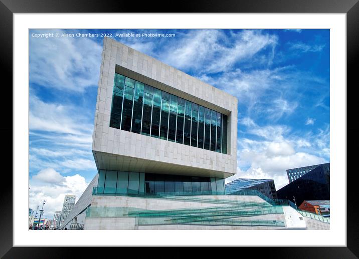 Museum of Liverpool  Framed Mounted Print by Alison Chambers