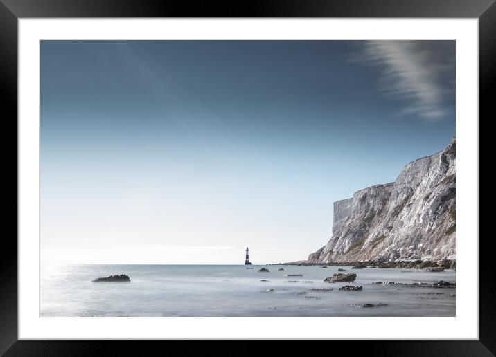 Beachy Head, Sunny Day Framed Mounted Print by Mark Jones