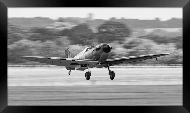 Supermarine Spitfire N3200 Framed Print by J Biggadike
