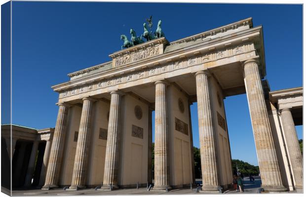 Brandenburg Gate In Berlin, Germany Canvas Print by Artur Bogacki