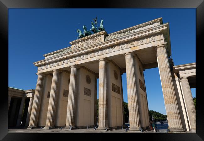 Brandenburg Gate In Berlin, Germany Framed Print by Artur Bogacki