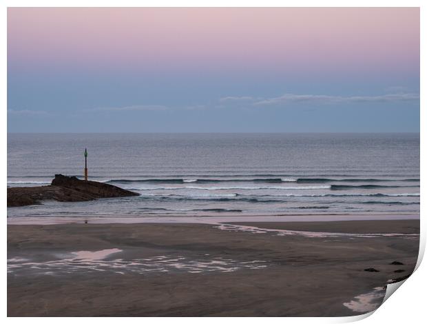 Sunrise at Summerleaze Beach Print by Tony Twyman