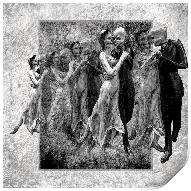 Dancing with death Print by Horace Goodenough
