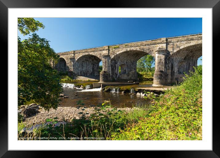Alston Arches, Haltwhistle, Northumberland Framed Mounted Print by Heather Athey