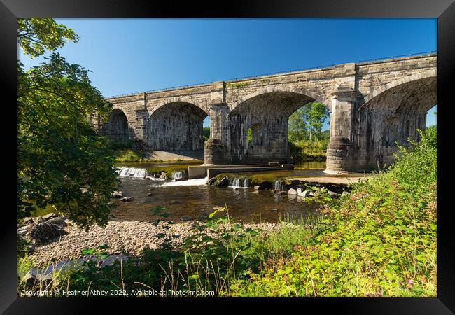 Alston Arches, Haltwhistle, Northumberland Framed Print by Heather Athey