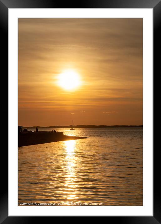 Caught In The Sunset Framed Mounted Print by James Lavott